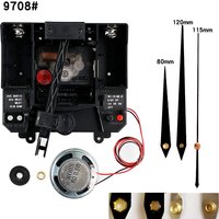 12888 15mm&12mm&6mm Trigger Movement With Music Chime Box Quartz Mechanism Hands Pendulum Drive Units DIY Clock Accessory