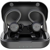 20 Stunden Spielzeit Wasserdichte Bluetooth-Kopfhörer Dual-Wear-Stil Sport Kabellose Headsets TWS IPX7 Ohrhörer Stereo