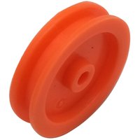 20Pcs/lot 2mm Hole Orange Plastic Belt Pulley 2*16.8mm For DIY RC Toy Car Airplane Accessories