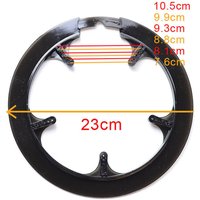 130BCD Folding Kid's Bike Ceankset Protection Guard 52T 54T 56T 58T Chainwheel Bike Crank Cover Protector Bicycle Chain Parts