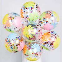 10pcs 12inch Gold Star Confetti Latex Balloons Glitter Clear Transparent Balloons Wedding Birthdy party Decoration Helium Balls
