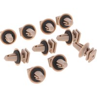 10 Pcs Auto Car Clip Fit for BMW Interior Sill Door Entrance Trim Clips Biege Part Number 51477117532