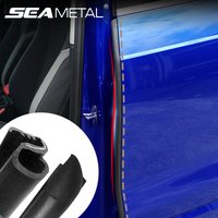 1 paire de bandes d'étanchéité pour porte de voiture, autocollant de Type pilier B, bande d'étanchéité en caoutchouc, protection d'isolation phonique pour accessoire de mastic de voiture