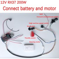 6V 12V 24V DIY Self-Made Children's Electric Ride on Car Wires Harness Switch 2.4G Remote Control Smooth Start Controller Kit