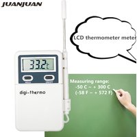Electronic Thermometer LCD Digital multi-thermo meter Temperature Detector External Sensor for Kitchen Baking Food Processing
