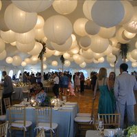 30 pièces lanternes en papier chinois bricolage boule Lampion suspendu blanc mariage anniversaire fête décor 4-12 pouces taille mixte