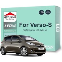 9Pcs LED Interior Light Bulb Kit For Toyota Verso-S Verso S 2010 2011 2012 2013 2014 2015 2016 Car Map Dome Trunk Lamp Canbus