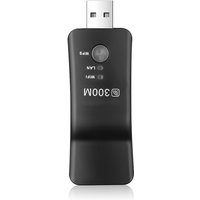 300Mbps Wireless Network Adapter with WPS Button Wi-fi Repeater RJ-45 Networking TV Network Cable TV Sticks