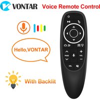 VONTAR G10 Voice Remote Control G10S Pro 2.4GHz Air Mouse Google Voice Search Assistant IR Learning Gyroscope for Android TV Box