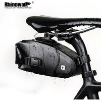 Rhinowalk Rain Bike Bag Bicycle Saddle Bag Reflective Rear Large-Volume Seatpost Mountain Bike an zuo bao Bike Bag Accessories