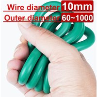 CS10mm FKM Fluor Gummi Nitril O-ring Hohe Temperatur Beständig Wasserdichte Dicht Ring Silica Gel Dichtung Anpassung