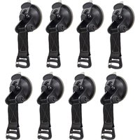 Strong Car Suction Cup Anchor Outdoor Tent Securing Hook Heavy Duty Tie Down Camping Canopy Awning Tarp Carabiner