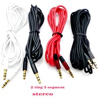 Male to male 3.5mm audio aux cable 1m 35 jack to 3 . 5 mm jack Car aux cable for iPhone headphone beats speaker aux cord MP3/4