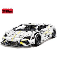 MOC Technical Blocks Dream Car Aventador Model Building Blocks Brick 2199pcs city High Tech Supercar Toys Gifts For Boyfriend