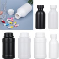 1PC 5/10/15/30/60/100/250ml Plastic PET Clear Empty Seal Bottle Liquid Container Reagent Packing Storage Jar Industrial Supplies