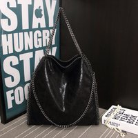 2021 Autumn Winter New Frosted Material Handbag Chain Woven Foldable Lady's Shoulder Bag Women Multi-funcation Bag