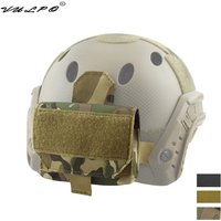 VULPO Hunting Airsoft Tactical Helmet Battery Pouch Fast Helmet Counterweight Pack Helmet Accessories MC BK KH