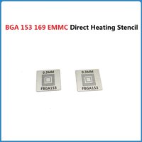BGA 153 169 EMMC Direct Heating Stencil Font IC Chip Reballing Tin Stencils 5G5A 5D1L 5D1K Repair Tools