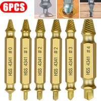 HHS Double Ended Screw Extractor Damaged Screw Extractor Drill Bit Extractor Drill Set Broken Speed Out Bolt Extractor Bolt Stud