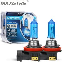 2x Super Bright Halogen Bulbs H1 H4 H7 H8 H11 9005 HB3 9006 HB4 100W 12V 5000K Car Headlight Fog Lights Driving Lamp White