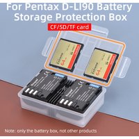 KingMa Battery Plastic Case Storage Holder Battery Box For Pentax D-LI90 Battery DSLR K1 K7 K7D K3 K5 K52S IIS 645D