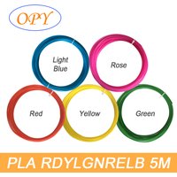 1.75Mm Pla 3D Pen Filament Refill 5 Meter Silk Glow Marble Wood Matte Carbon Fiber Black Nature Red Gold Blue Printer Material