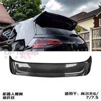 Car Styling for Volkswagen VW Golf 7 MK7 7.5 GTI GTD GTE Spoiler 2014-2019 ABS Plastic rear roof Trunk spoiler Wing