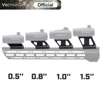 Vector Optics Red Dot Riser Rail Mount 0.5" 0.83" 1.0" 1.5" Cantilever Picatinny Weaver 21m Fit Maverick & Scrapper