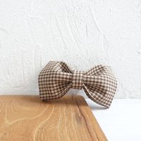 Coffee Plaid Cartoon Dog Bowtie Pet Collar Accessory Puppy Cat Pet Supplies Grooming Tools Dogs Dismountable Ornamental Bow Tie