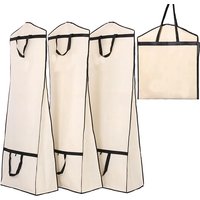 Thickened Non-woven Bridal Gown Long Clothes Bag Protector Case Dustproof Cover Wedding Dresses Bag Garment Clothing Dust Cover