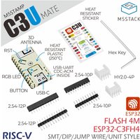 M5Stack Official M5Stamp C3U Mate with Pin Headers