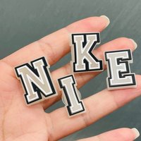 1-26pcs English Letters A-Z Luminous PVC Shoe Charms Fluorescence Glowing Accessories DIY Kids Adult Wristband