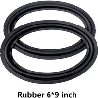 2PC Speaker Woofer Rubber Surround Repair Kit 6x9 Inch Oval Shape For Car Speaker Audio Professional Home Theater
