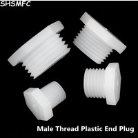2-100pcs G1/8"-1/2" Plastic Male Thread Pipe End Plug Micro Irrigation Water Pipe Connectors Fittings Hose End Caps Screw Plug