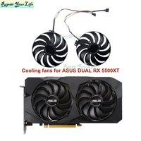 95MM Graphics Card Fan for ASUS DUAL RX5500XT RX5600 PC GPU Cooling Cooler T129215SU PLD10010S12HH FDC10U12S9-C DC12V 4Pin new