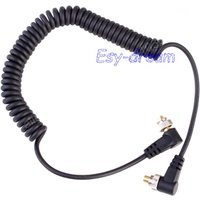 Male to Male PC-PC Flash PC to PC Sync Cable Cord for Flash Speedlite without Hotshoe Hot Shoe
