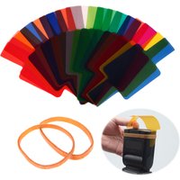 20Pcs/Set Flash Speedlite Color Gels Filters Color Temperature Films Kit For Canon Yongnuo Dslr Camera Accessories