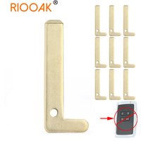 10pcs Metal Uncut Flip Emergency Key Blade for Renault Espace 5 Kadjar Megane 4 Talisman 2016 2017 2018