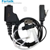 Headset Acoustic Tube Earpiece Mic for Motorola MTX XTS HT1000 XTS5000 XTS2500 MTS2000 MT2000 GP900 Walkie Talkie Two Way Radio