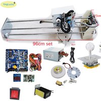 1 Set Arcade Greifautomat DIY-Bausatz Spielzeug-Kranmaschinen-Kit 71 Gantry mit Spielbrett Joystick Tasten Netzteil LED