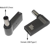 100W Usb Type C Converter to 6.0*3.7mm Fast Charging Cable Adapter for Asus TUF Gaming FX705GM FX705GE FX705GD FX505 Dc Plug