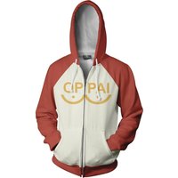 Anime Saitama Oppai Kapuzenpullover für Männer und Frauen, Fleece-Sweatshirt, Modische Harajuku-Jacke, Markenkleidung, Cosplay-Kostüm