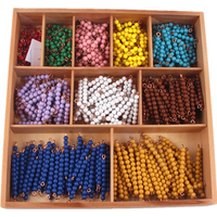 Montessori Decanomial Bead Box Multiplication Learning Tools for Kids Mathematics Educational Equipment Math Toys Game for Child