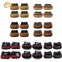Lockiges Haar Bundles Malaysische Menschliche Haarwebart Bundles 4 Teile/los Kurze Haar Produkte Wellenförmige Bundles Menschliches Haar Extensions