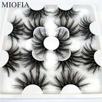 25mm lashes mink bulk wholesale, 7 pairs faux mink eyelashes natural soft false eyelash extensions makeup Lashes wholesale