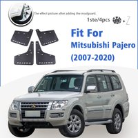 Für Mitsubishi Pajero Schlamm klappen kotflügel kotflügel Schlamm flap splash guard auto zubehör auto styline Vorne Hinten 4 stücke 2007-2020