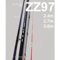 ZZ97 2.4m 2.7m 3m Off-Shore Raft Casting Fishing Rod Glassfiber Tip Dia. 0.8mm 1.3mm Glassfiber or 0.7mm Semi Titaniuim 3 Kinds