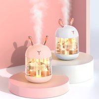 New Cute Pet Humidifier Essential Oil Diffuser Mini Humidifier for Home Aromatherapy Bedroom Mist Maker Ultrasonic Car Diffuser