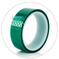 Ruban adhésif vert l'horloge haute température, 33m, protection contre la chaleur, masquage, blindage, soudure, placage, isolation, PCB