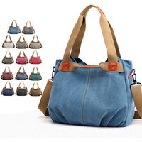 Leinwand Hobos Tasche Frauen Handtaschen weibliche Designer große Kapazität Freizeit Umhängetaschen für Reise wochen ende Outdoor Bolasas Farben